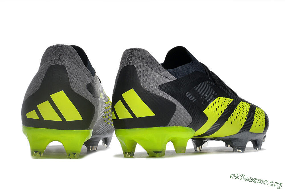 Adidas Predator Accuracy Paul Pogba.1 FG Football Boots - Grey/Black/Yellow 6