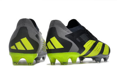 Adidas Predator Accuracy Paul Pogba.1 FG Football Boots - Grey/Black/Yellow