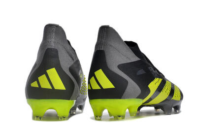 Adidas Predator Accuracy.1 FG Football Boots - Black/Grey/Yellow