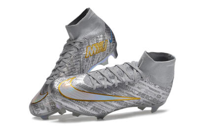 Nike Air Zoom Mercurial Superfly 15 Elite FG Football Boots - Sliver/Gold/Rainbow