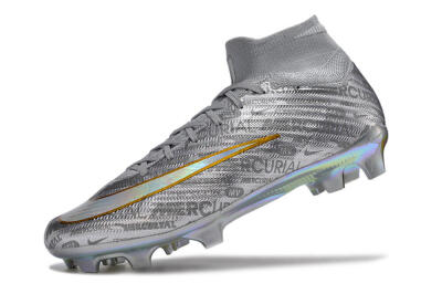 Nike Air Zoom Mercurial Superfly 15 Elite FG Football Boots - Sliver/Gold/Rainbow