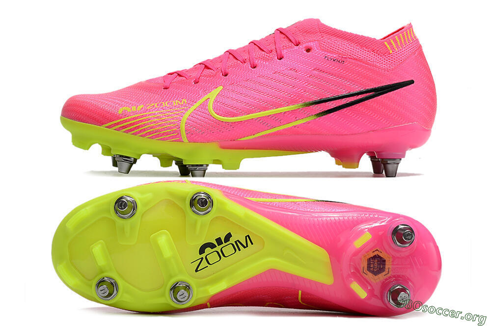 Nike Air Zoom Mercurial Vapor 15 Elite SG Football Boots - Red/Yellow/Black 1