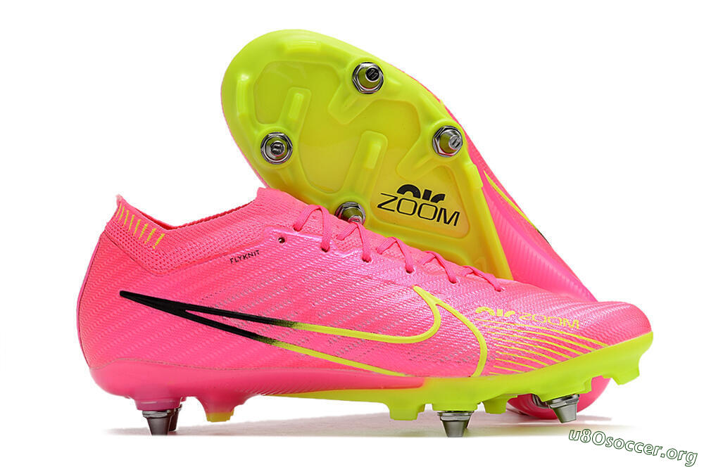 Nike Air Zoom Mercurial Vapor 15 Elite SG Football Boots - Red/Yellow/Black 2