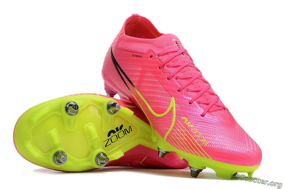 Nike Air Zoom Mercurial Vapor 15 Elite SG Football Boots - Red/Yellow/Black 4