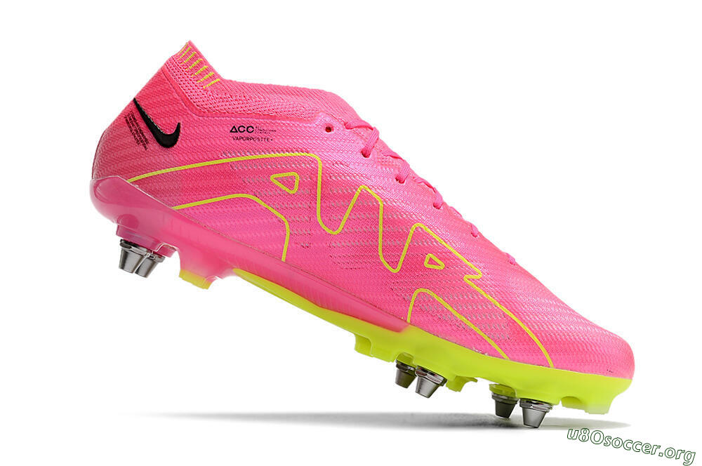 Nike Air Zoom Mercurial Vapor 15 Elite SG Football Boots - Red/Yellow/Black 7