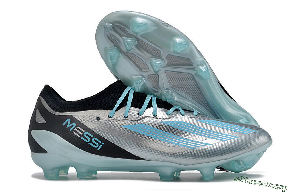 Adidas X Speedportal .1 2022 World Cup Boots FG Football Boots - Silver/Blue/Black 2