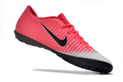 NIke Mercuricalx Victory 6 TF Football Shoes - Pink/Grey/Black