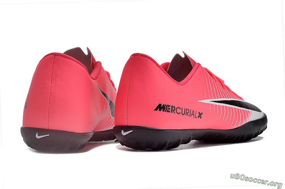 NIke Mercuricalx Victory 6 TF Football Shoes - Pink/Grey/Black 6