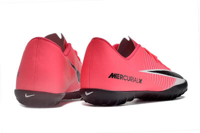 NIke Mercuricalx Victory 6 TF Football Shoes - Pink/Grey/Black