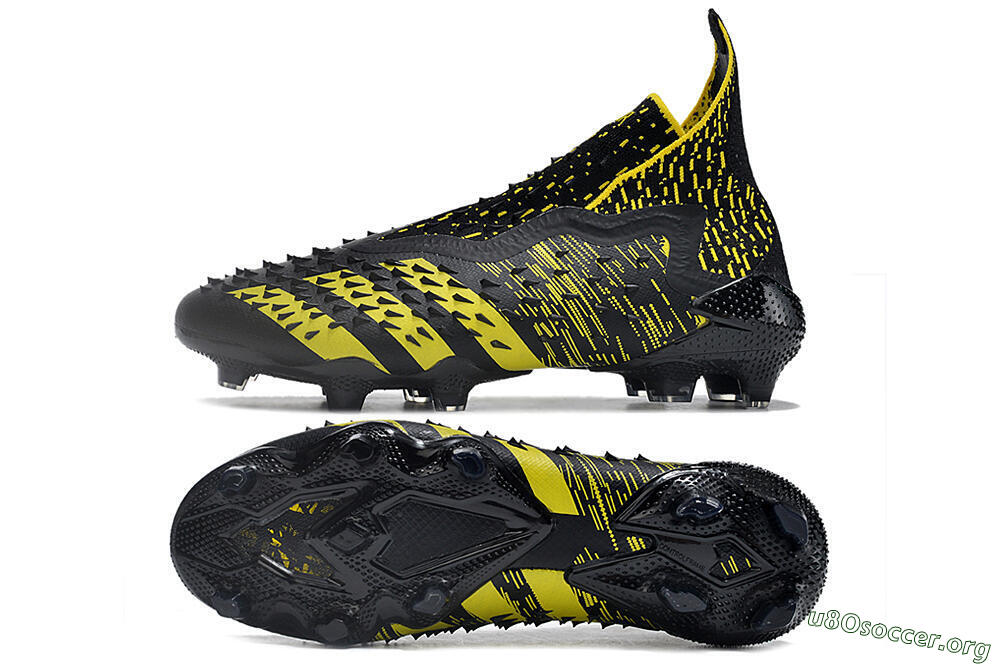 Adidas Predator Freak.1 FG Football Boots - Black/Yellow 1