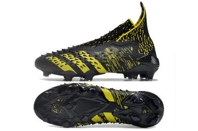 Adidas Predator Freak.1 FG Football Boots - Black/Yellow