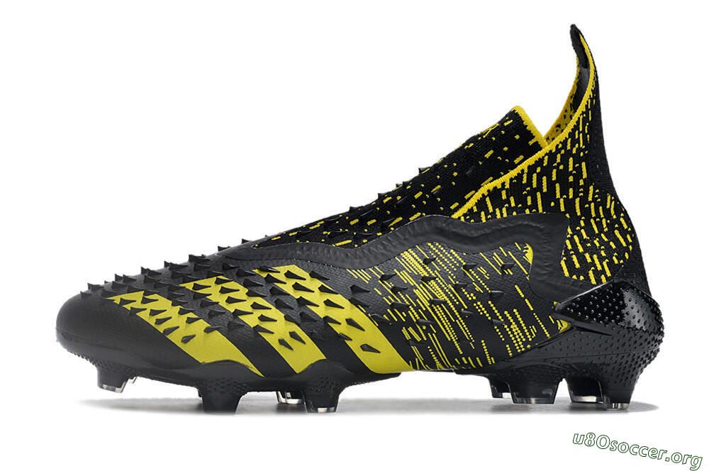 Adidas Predator Freak.1 FG Football Boots - Black/Yellow 3