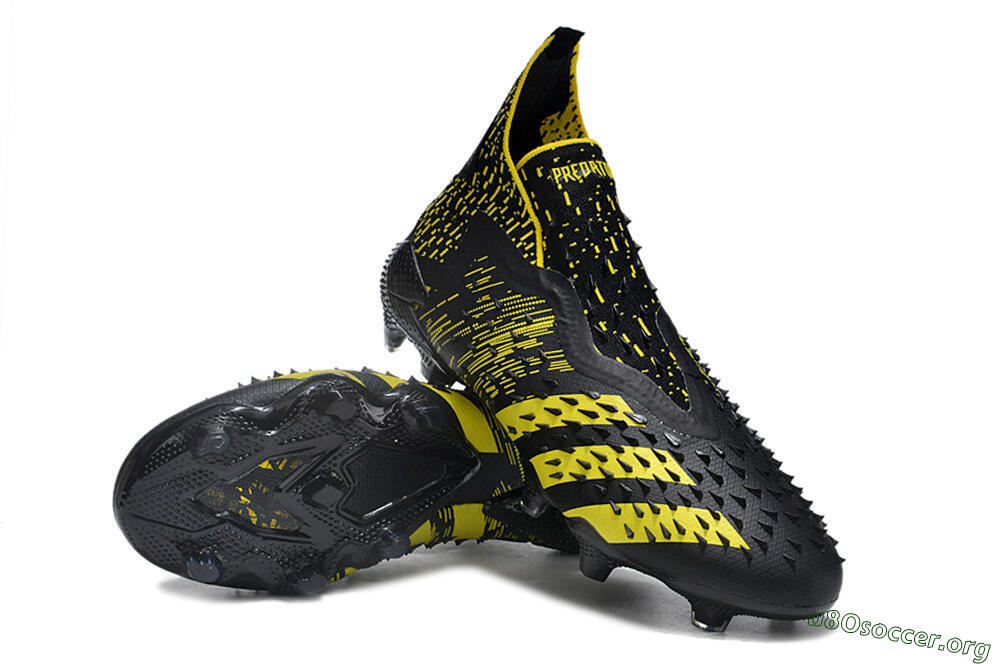 Adidas Predator Freak.1 FG Football Boots - Black/Yellow 0
