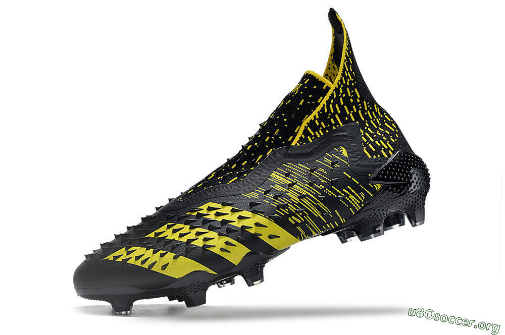 Adidas Predator Freak.1 FG Football Boots - Black/Yellow 5