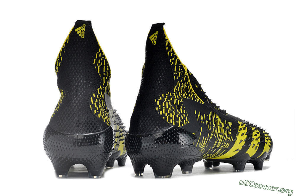 Adidas Predator Freak.1 FG Football Boots - Black/Yellow 6