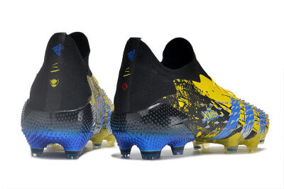 Adidas Predator Freak.1 Low FG Football Boots - Yellow/Black/Blue