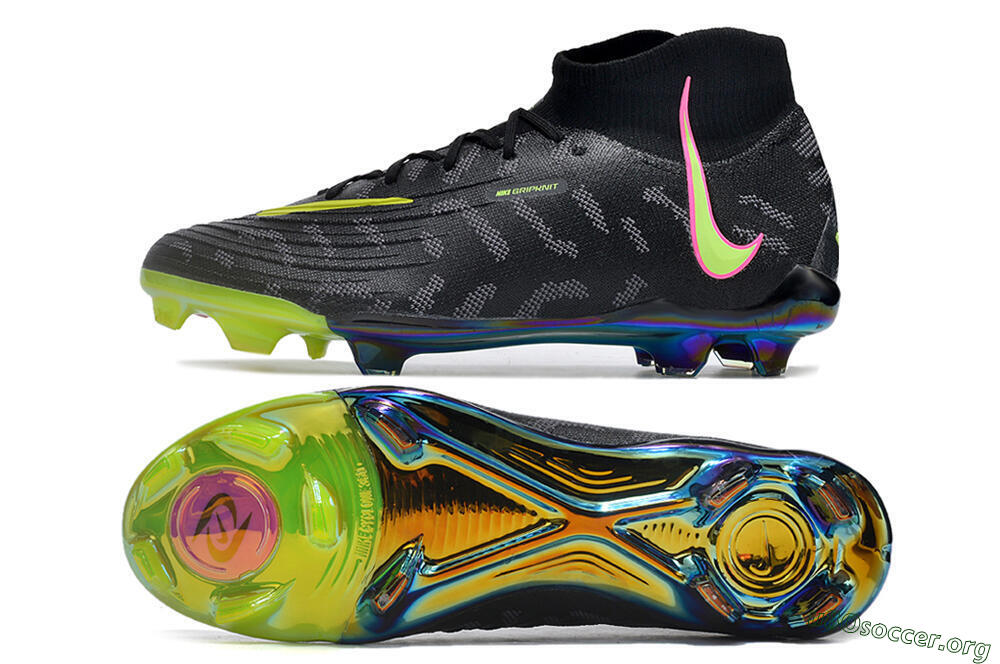 Nike Phantom Luna Elite FG Football Boots - Black/Yellow/Pink 1