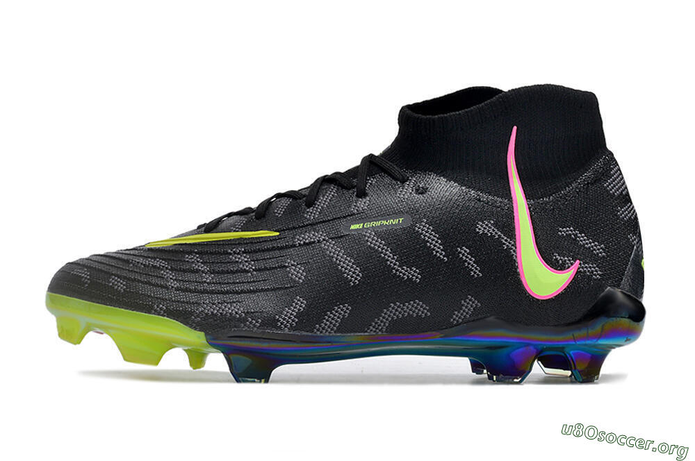 Nike Phantom Luna Elite FG Football Boots - Black/Yellow/Pink 3