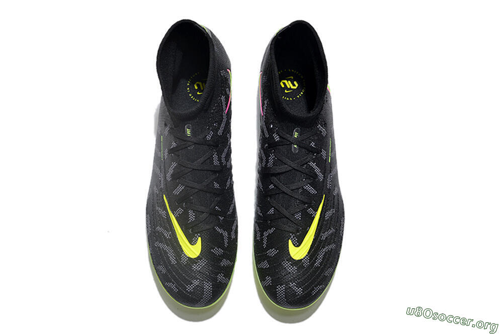 Nike Phantom Luna Elite FG Football Boots - Black/Yellow/Pink 4