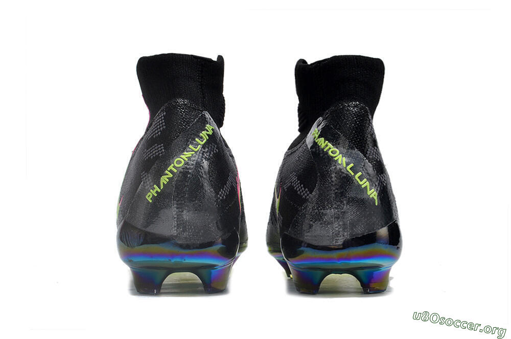 Nike Phantom Luna Elite FG Football Boots - Black/Yellow/Pink 5