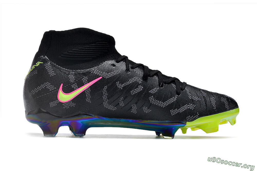Nike Phantom Luna Elite FG Football Boots - Black/Yellow/Pink 7