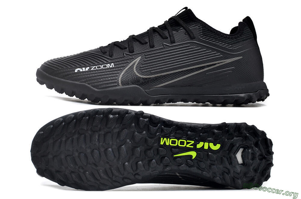 Nike Air Zoom Mercurial Vapor 15 Pro TF Football Shoes - Black/White/Yellow 1