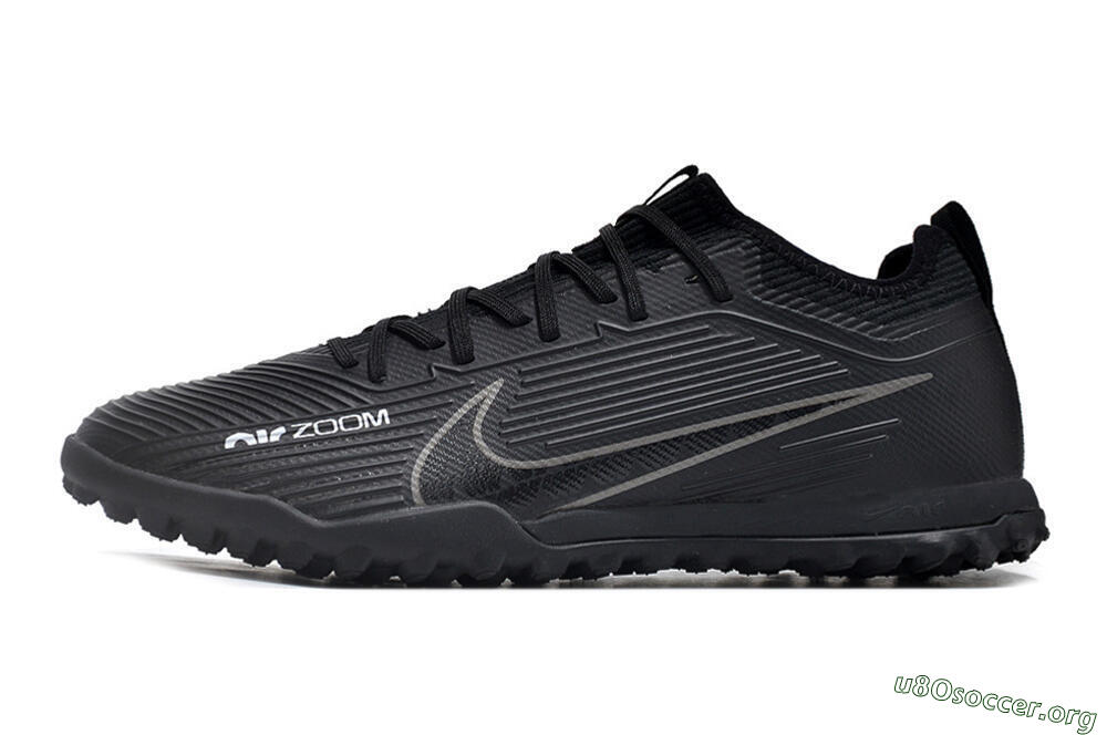 Nike Air Zoom Mercurial Vapor 15 Pro TF Football Shoes - Black/White/Yellow 3