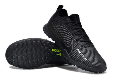 Nike Air Zoom Mercurial Vapor 15 Pro TF Football Shoes - Black/White/Yellow