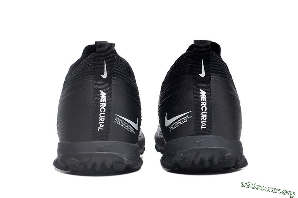 Nike Air Zoom Mercurial Vapor 15 Pro TF Football Shoes - Black/White/Yellow 5