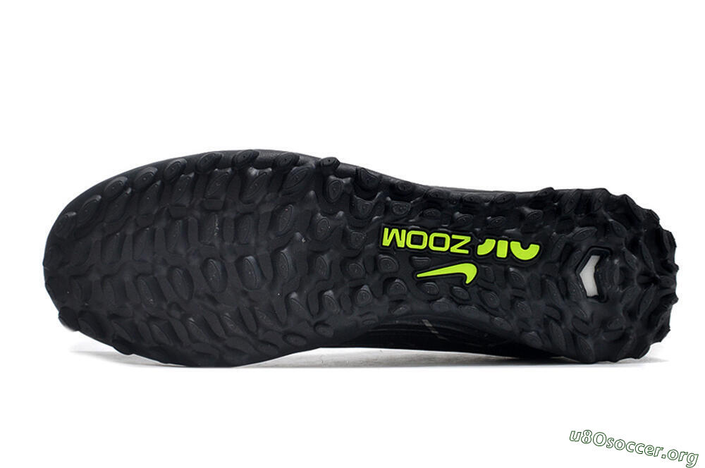 Nike Air Zoom Mercurial Vapor 15 Pro TF Football Shoes - Black/White/Yellow 6