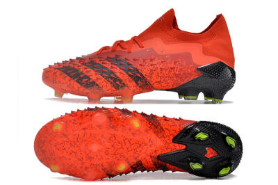 Adidas Predator Freak.1 Low FG Football Boots - Red/Black