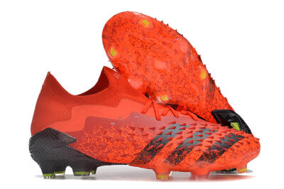 Adidas Predator Freak.1 Low FG Football Boots - Red/Black
