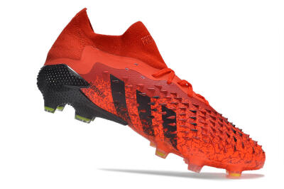 Adidas Predator Freak.1 Low FG Football Boots - Red/Black