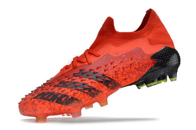 Adidas Predator Freak.1 Low FG Football Boots - Red/Black