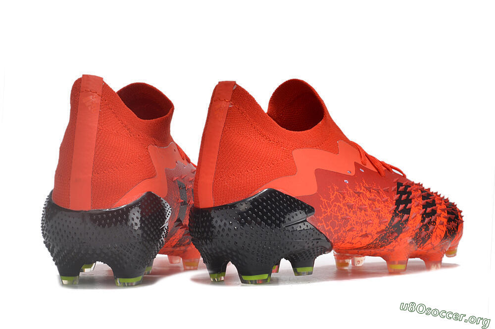 Adidas Predator Freak.1 Low FG Football Boots - Red/Black 6