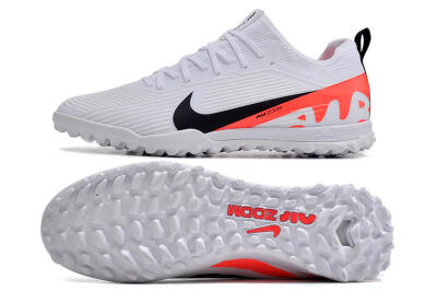 Nike Air Zoom Mercurial Vapor 15 Pro TF Football Shoes - White/Black/Red