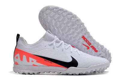 Nike Air Zoom Mercurial Vapor 15 Pro TF Football Shoes - White/Black/Red