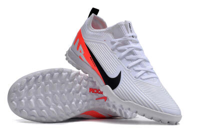 Nike Air Zoom Mercurial Vapor 15 Pro TF Football Shoes - White/Black/Red