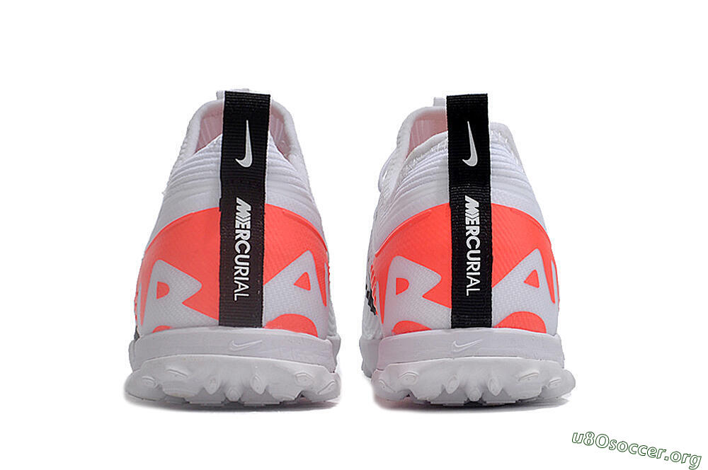 Nike Air Zoom Mercurial Vapor 15 Pro TF Football Shoes - White/Black/Red 5