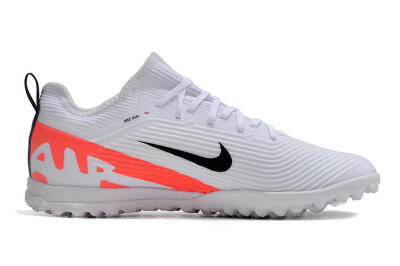 Nike Air Zoom Mercurial Vapor 15 Pro TF Football Shoes - White/Black/Red