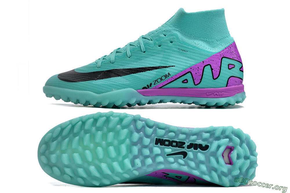 Nike Air Zoom Mercurial Superfly 9 Elite TF Football Shoes - Blue/Black/Purple 1