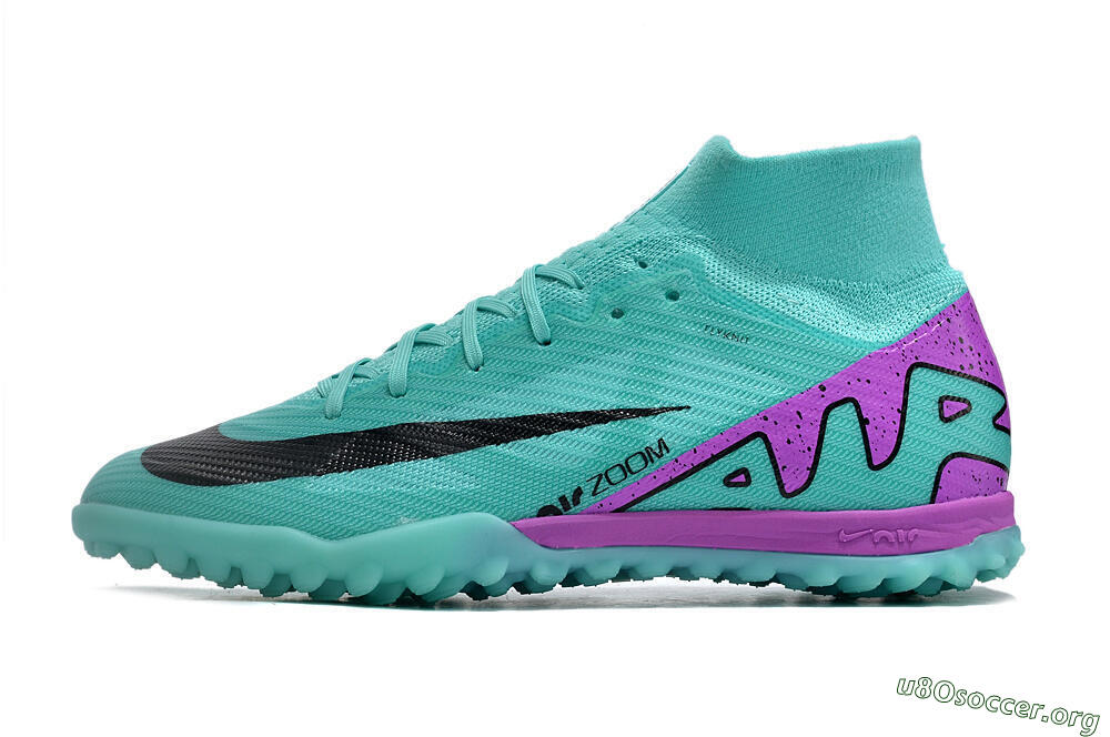 Nike Air Zoom Mercurial Superfly 9 Elite TF Football Shoes - Blue/Black/Purple 3