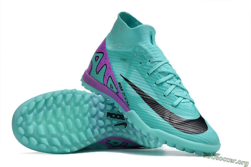 Nike Air Zoom Mercurial Superfly 9 Elite TF Football Shoes - Blue/Black/Purple 0