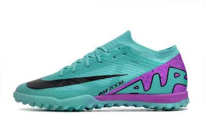 Nike Air Zoom Mercurial Vapor 15 Elite TF Football Shoes - Blue/Black/Purple