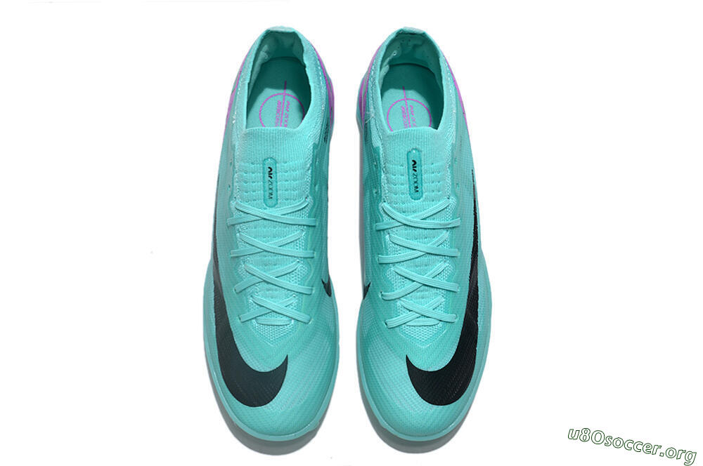 Nike Air Zoom Mercurial Vapor 15 Elite TF Football Shoes - Blue/Black/Purple 4