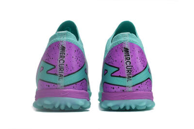 Nike Air Zoom Mercurial Vapor 15 Elite TF Football Shoes - Blue/Black/Purple