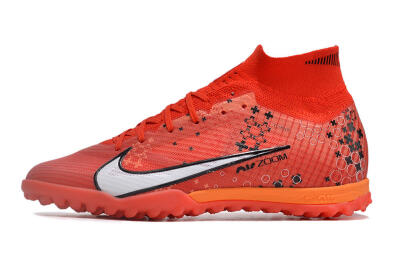 Nike Air Zoom Mercurial Superfly 9 Elite TF Football Shoes - Red/White/Black