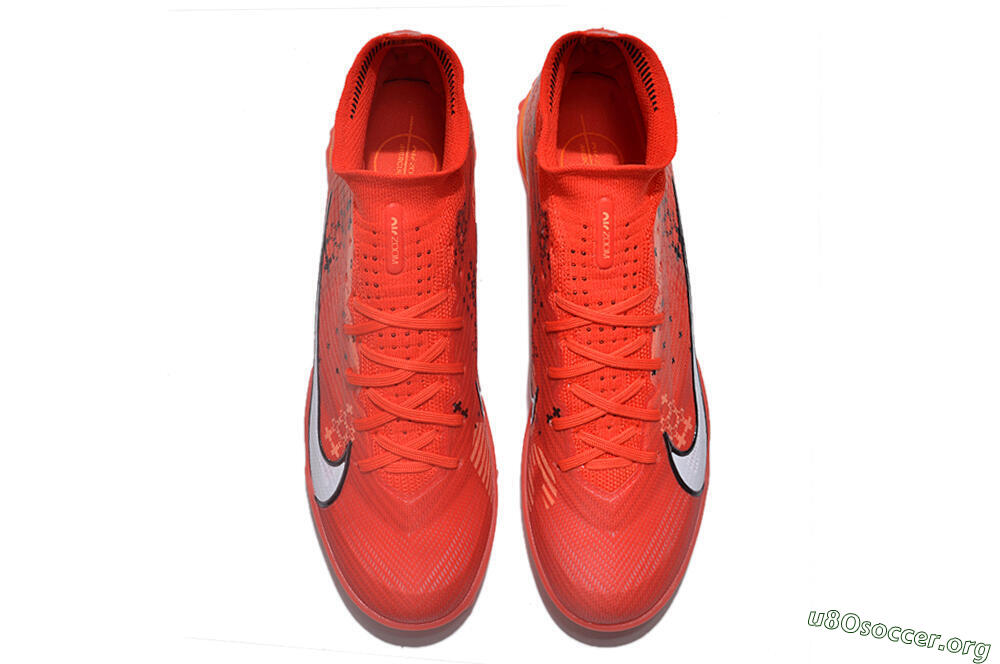Nike Air Zoom Mercurial Superfly 9 Elite TF Football Shoes - Red/White/Black 4