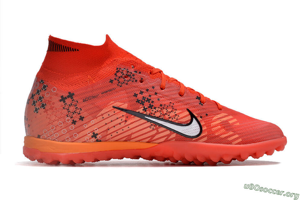 Nike Air Zoom Mercurial Superfly 9 Elite TF Football Shoes - Red/White/Black 7