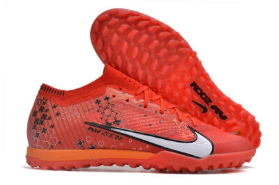 Nike Air Zoom Mercurial Vapor 15 Elite TF Football Shoes - Red/White/Black